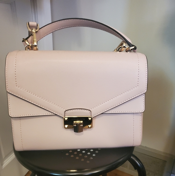 Micheal Kors Kinsley medium top handle Satchel - Like New Ballet Pink - Picture 1 of 8
